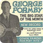 an advert for George Formby's new single