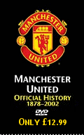 Manchester United Official History 1878-2002 DVD Region 2 only £12.99
